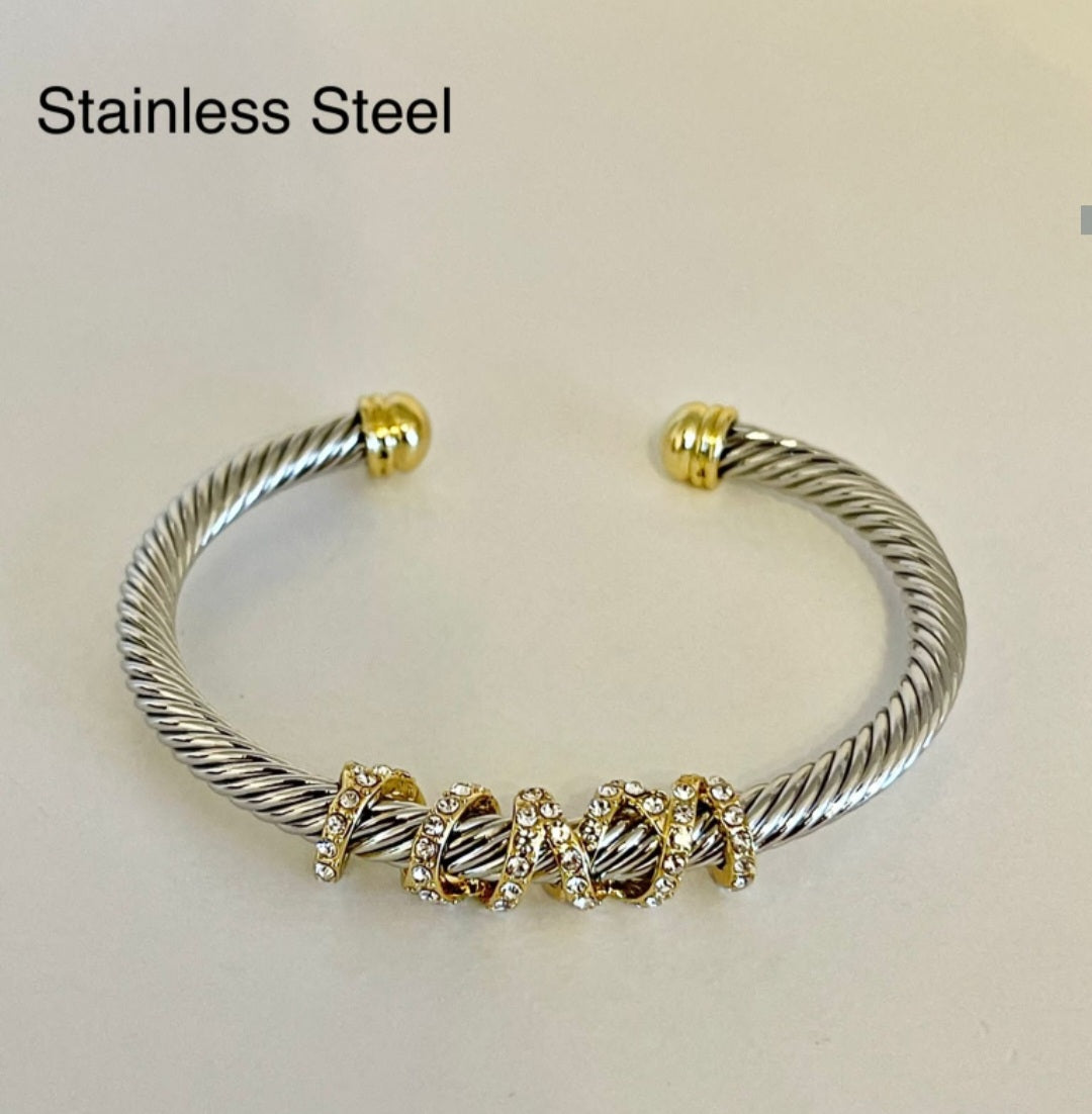 Stainless Steel Cuff Bracelet