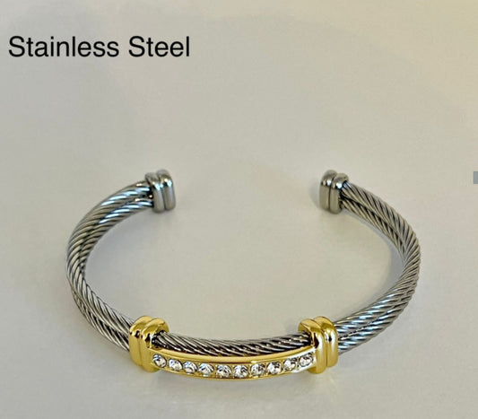 Stainless Steel Cuff Bracelet